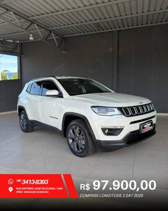JEEP COMPASS 2.0 16V FLEX LONGITUDE AUTOMÁTICO
